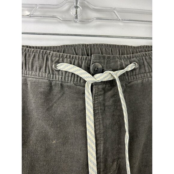 Vuori Men's Grey Optimist Corduroy Pants Size Medium  32 x 29 Drawstring V440 - Picture 14 of 15